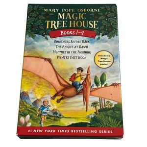 Magic Tree House Books 1-4 Box Set‎ Mary Pope Osborne Dinosaurs Knight Mummies